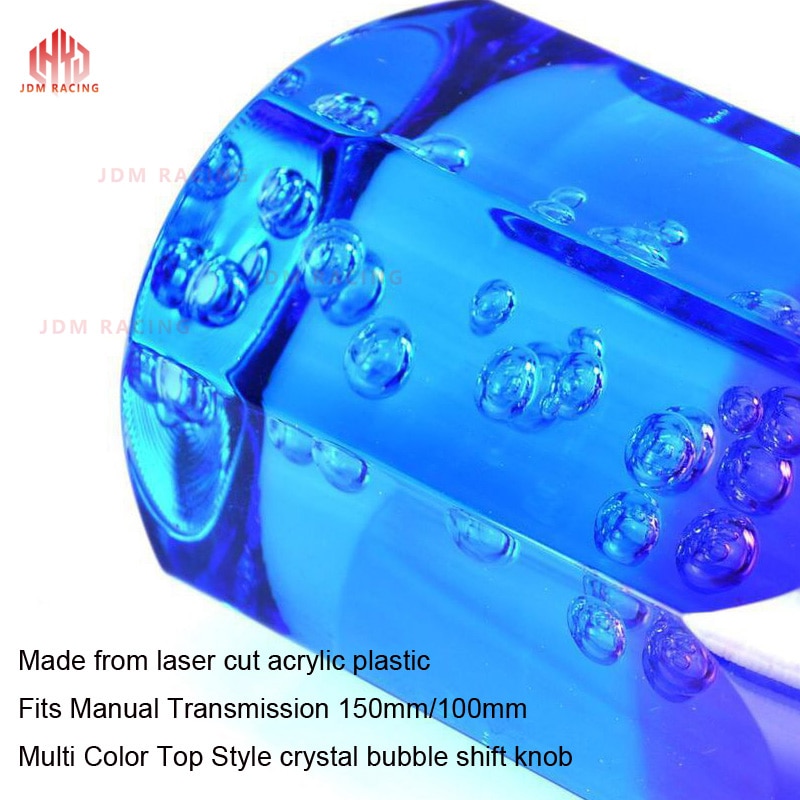 Manual Shift Gear Head Knob Crystal Transparent Bubble Purple 10cm 15cm Manual Shift Gear Head Knob Crystal Transparent Bubble Purple 10cm 15cm