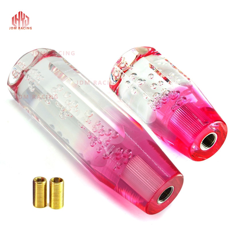 Manual Shift Gear Head Knob Crystal Transparent Bubble Purple 10cm 15cm Manual Shift Gear Head Knob Crystal Transparent Bubble Purple 10cm 15cm