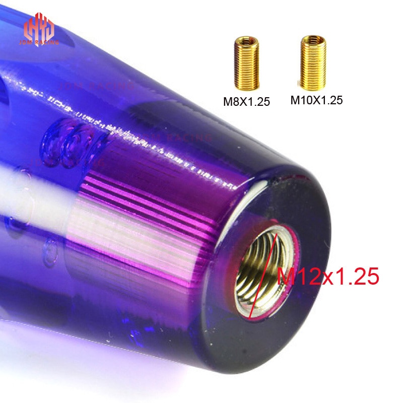 Manual Shift Gear Head Knob Crystal Transparent Bubble Purple 10cm 15cm Manual Shift Gear Head Knob Crystal Transparent Bubble Purple 10cm 15cm