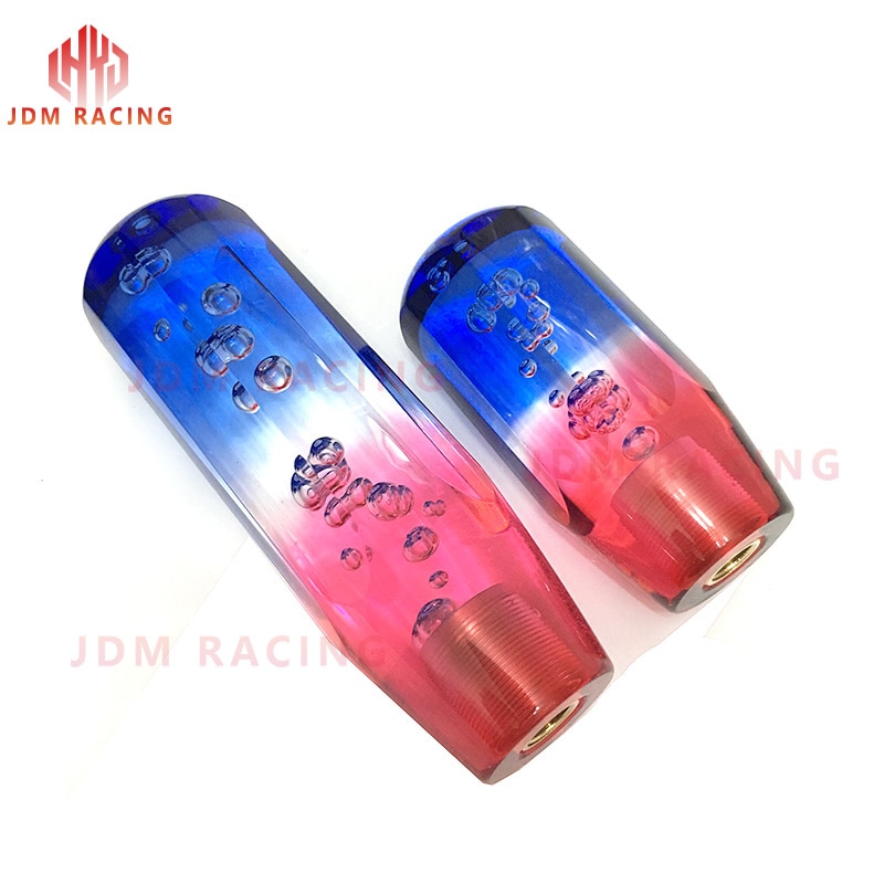 Manual Shift Gear Head Knob Crystal Transparent Bubble Purple 10cm 15cm Manual Shift Gear Head Knob Crystal Transparent Bubble Purple 10cm 15cm