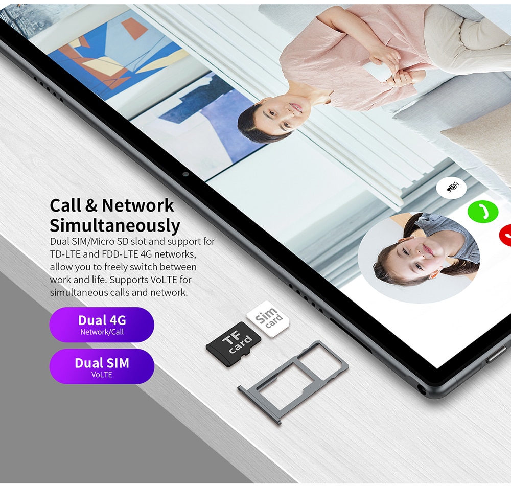 Tablet Teclast M40 Pro 10.1 6GB RAM 128GB ROM Octa Core Android 11 4G Network Dual Wifi Type-C Tablet Teclast M40 Pro 10.1 6GB RAM 128GB ROM Octa Core Android 11 4G Network Dual Wifi Type-C