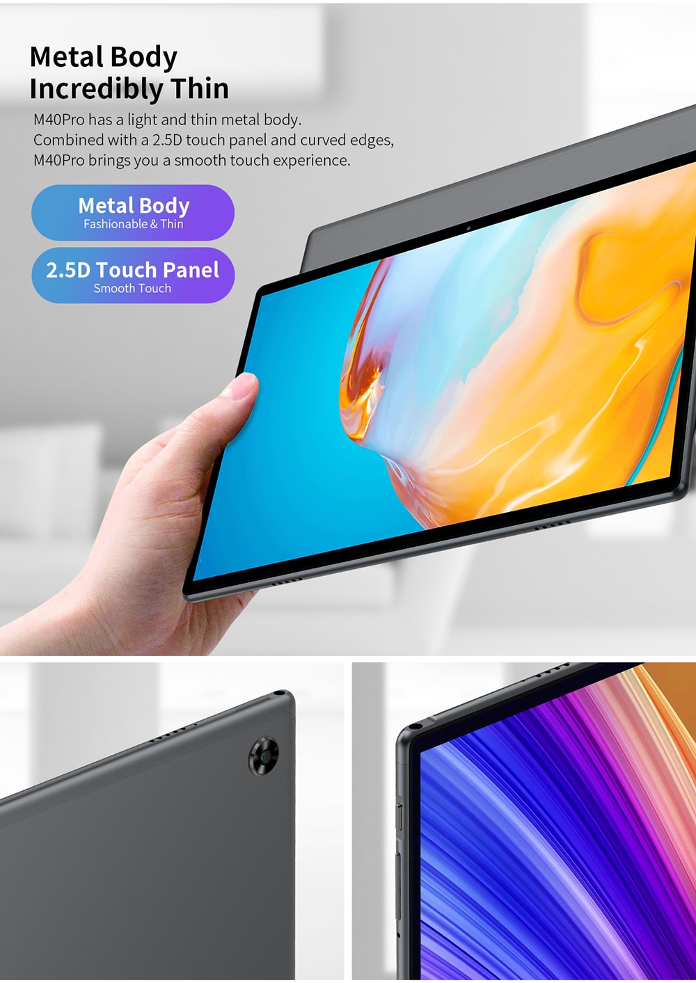 Tablet Teclast M40 Pro 10.1 6GB RAM 128GB ROM Octa Core Android 11 4G Network Dual Wifi Type-C Tablet Teclast M40 Pro 10.1 6GB RAM 128GB ROM Octa Core Android 11 4G Network Dual Wifi Type-C
