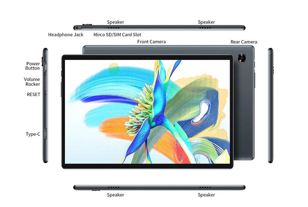 Tablet Teclast M40 Pro 10.1 6GB RAM 128GB ROM Octa Core Android 11 4G Network Dual Wifi Type-C Tablet Teclast M40 Pro 10.1 6GB RAM 128GB ROM Octa Core Android 11 4G Network Dual Wifi Type-C