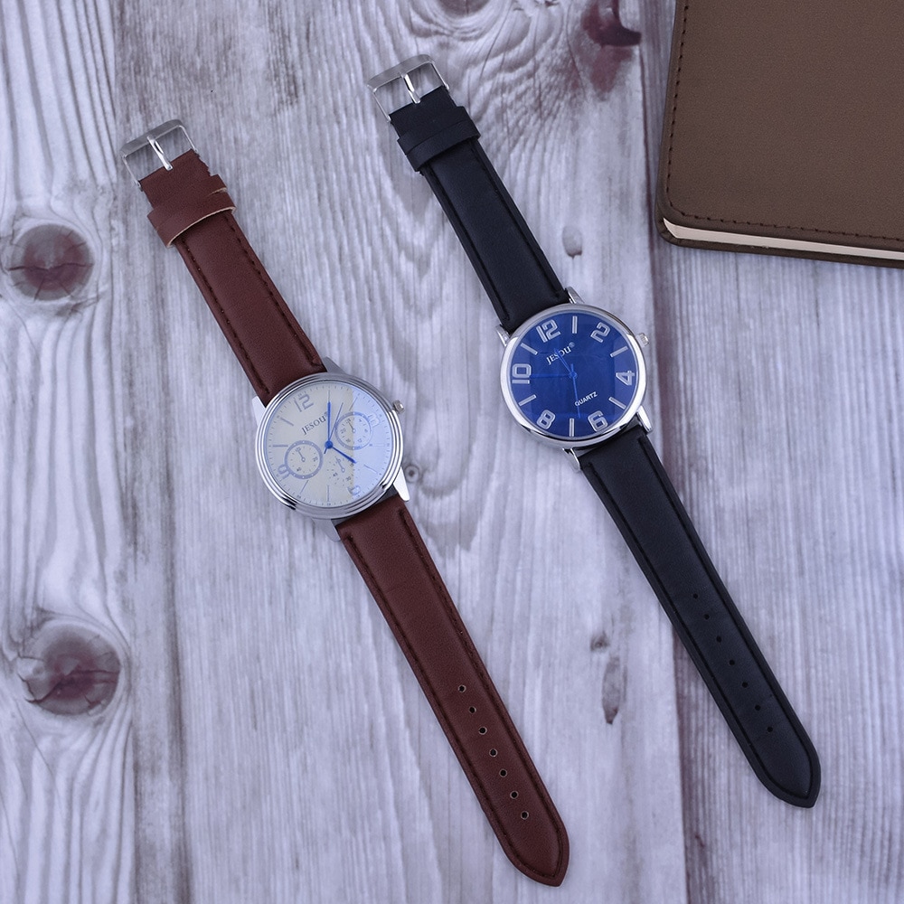 Gift Box Men's set 6pcs/Creative Combination Of Quartz Watch Sunglasses Rosary Keychain Pen