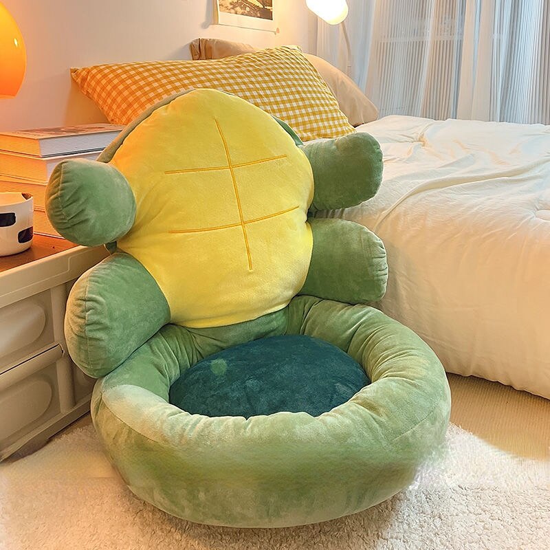 Turtle Bag Lazy Sofa Pet Child Cushion Pear Chair Relax Seat for Adults