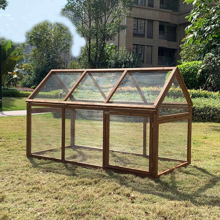 Foldable Wood Chicken Rabbit Cage for Household Large-scale Duck Cats Dog Coops and Pet Houses