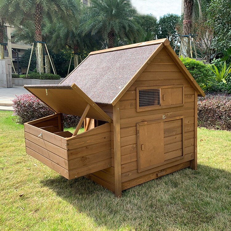 Foldable Wood Chicken Rabbit Cage for Household Large-scale Duck Cats Dog Coops and Pet Houses