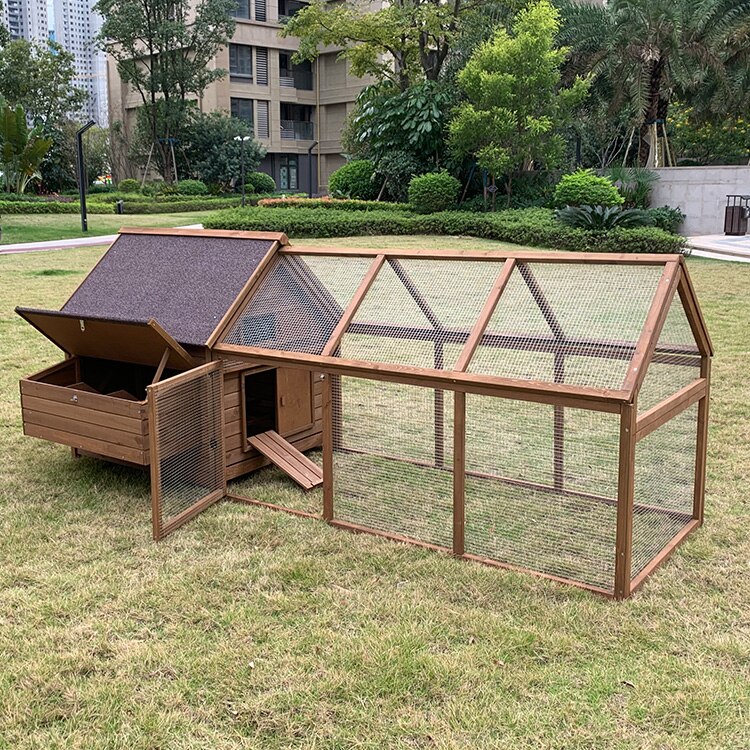 Foldable Wood Chicken Rabbit Cage for Household Large-scale Duck Cats Dog Coops and Pet Houses