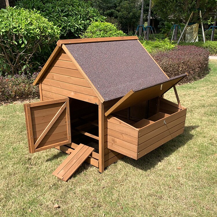 Foldable Wood Chicken Rabbit Cage for Household Large-scale Duck Cats Dog Coops and Pet Houses