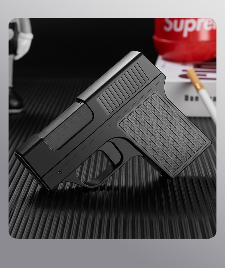 Turbo Lighter Gas Welding Gun With Cigarette Box 10PCS Windproof Cigarette Lighter Camping Lighter