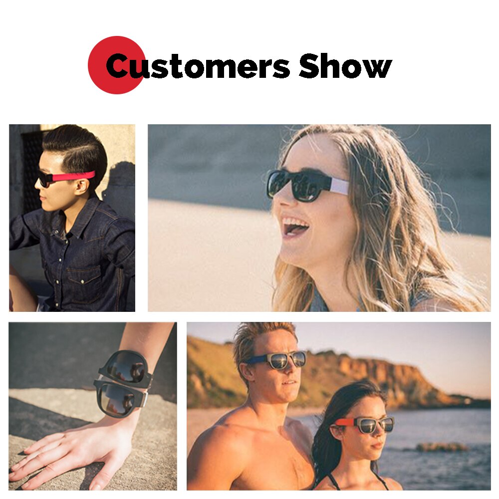 Wristband Sunglasses Sports Glasses for Men Women Foldable Fashion Driving Cycling anti-falling