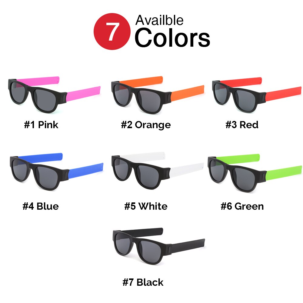 Wristband Sunglasses Sports Glasses for Men Women Foldable Fashion Driving Cycling anti-falling