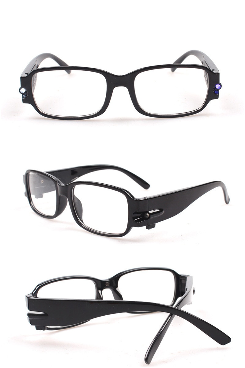 Reading Glasses Multi Strength LED Unisex Spectacle Diopter Magnifier Light Up Night Reading Glasses Multi Strength LED Unisex Spectacle Diopter Magnifier Light Up Night