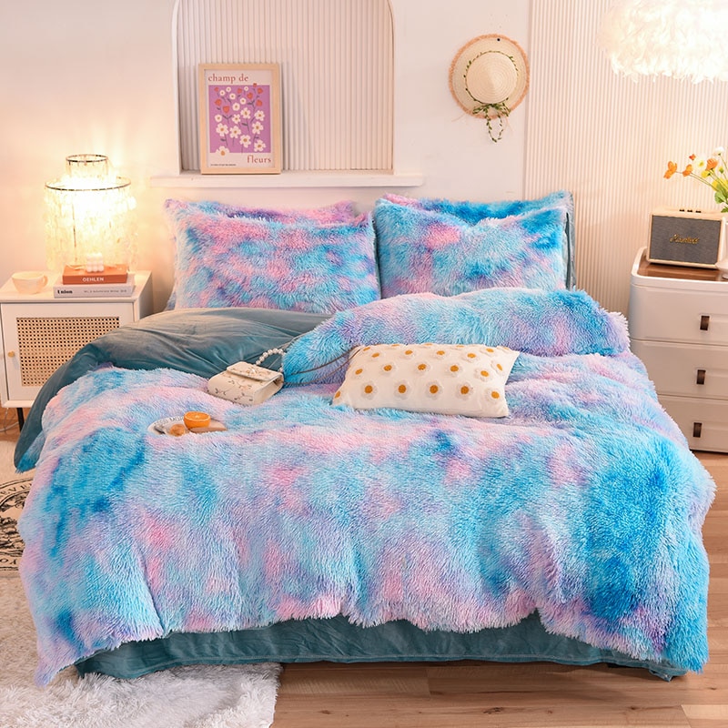 Cover Set Bed Comforter Blanket Pillowcases Coral Fleece Warm Princess Bedding Set Mink Velvet Quilt/Duvet Cover Set Bed Comforter Blanket Pillowcases Coral Fleece Warm Princess Bedding Set Mink Velvet Quilt/Duvet