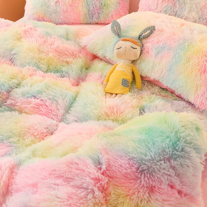 Cover Set Bed Comforter Blanket Pillowcases Coral Fleece Warm Princess Bedding Set Mink Velvet Quilt/Duvet Cover Set Bed Comforter Blanket Pillowcases Coral Fleece Warm Princess Bedding Set Mink Velvet Quilt/Duvet