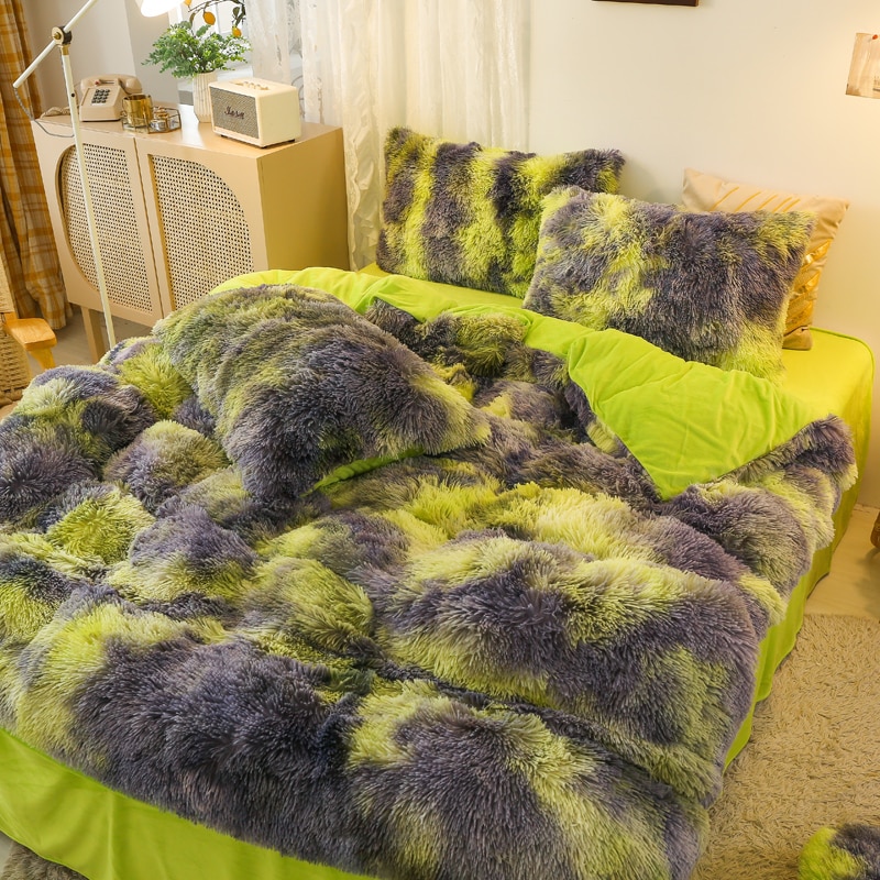 Cover Set Bed Comforter Blanket Pillowcases Coral Fleece Warm Princess Bedding Set Mink Velvet Quilt/Duvet Cover Set Bed Comforter Blanket Pillowcases Coral Fleece Warm Princess Bedding Set Mink Velvet Quilt/Duvet
