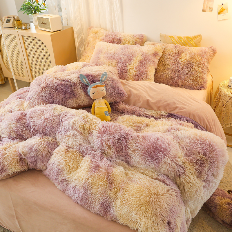 Cover Set Bed Comforter Blanket Pillowcases Coral Fleece Warm Princess Bedding Set Mink Velvet Quilt/Duvet Cover Set Bed Comforter Blanket Pillowcases Coral Fleece Warm Princess Bedding Set Mink Velvet Quilt/Duvet