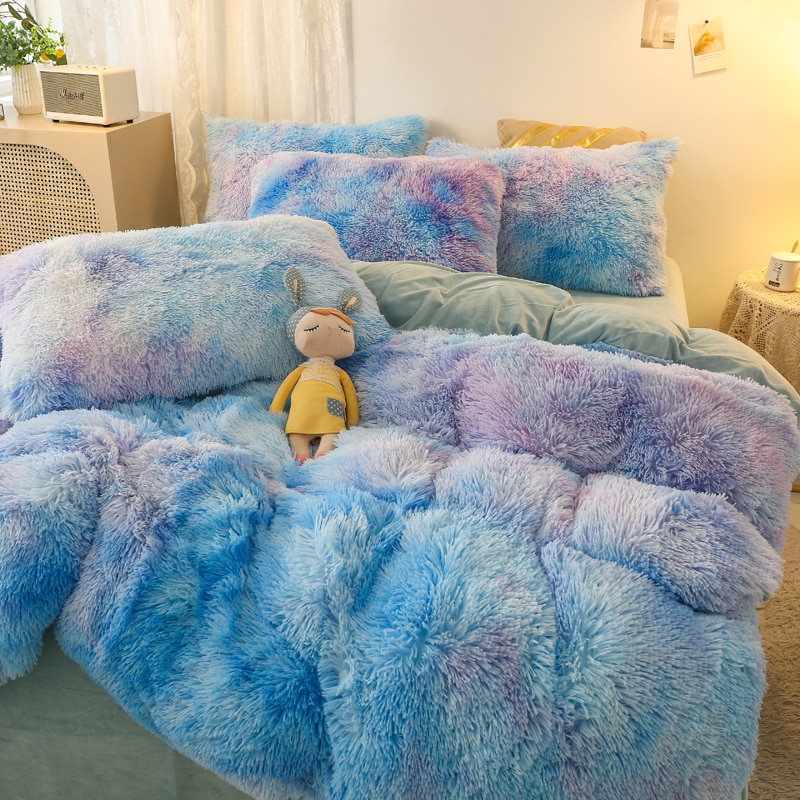 Cover Set Bed Comforter Blanket Pillowcases Coral Fleece Warm Princess Bedding Set Mink Velvet Quilt/Duvet Cover Set Bed Comforter Blanket Pillowcases Coral Fleece Warm Princess Bedding Set Mink Velvet Quilt/Duvet