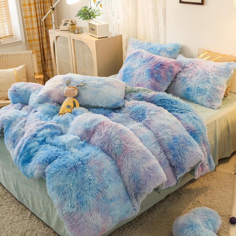 Cover Set Bed Comforter Blanket Pillowcases Coral Fleece Warm Princess Bedding Set Mink Velvet Quilt/Duvet Cover Set Bed Comforter Blanket Pillowcases Coral Fleece Warm Princess Bedding Set Mink Velvet Quilt/Duvet