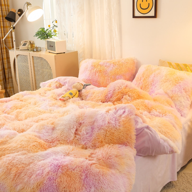 Cover Set Bed Comforter Blanket Pillowcases Coral Fleece Warm Princess Bedding Set Mink Velvet Quilt/Duvet Cover Set Bed Comforter Blanket Pillowcases Coral Fleece Warm Princess Bedding Set Mink Velvet Quilt/Duvet