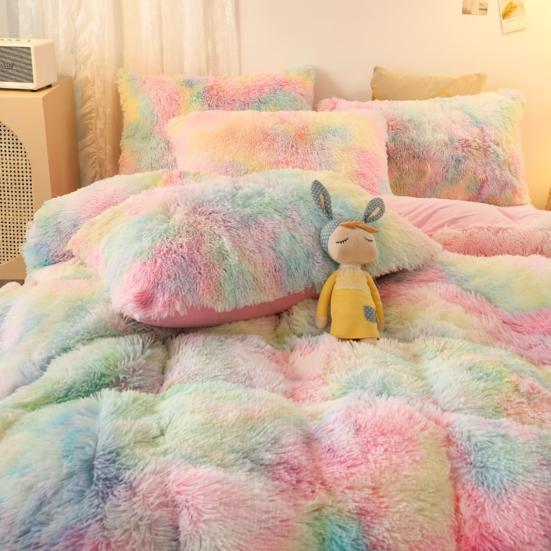Cover Set Bed Comforter Blanket Pillowcases Coral Fleece Warm Princess Bedding Set Mink Velvet Quilt/Duvet Cover Set Bed Comforter Blanket Pillowcases Coral Fleece Warm Princess Bedding Set Mink Velvet Quilt/Duvet