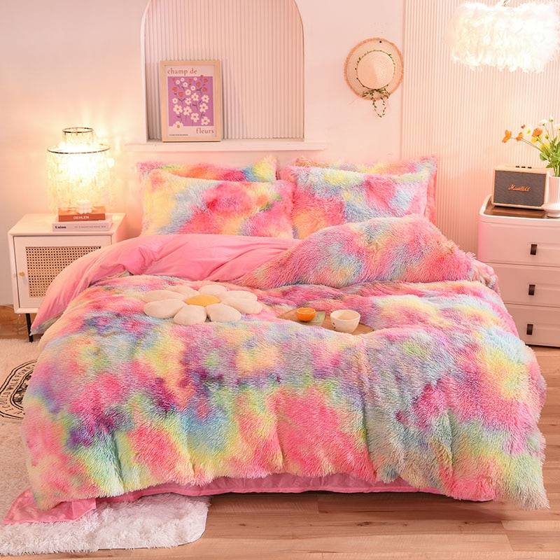Cover Set Bed Comforter Blanket Pillowcases Coral Fleece Warm Princess Bedding Set Mink Velvet Quilt/Duvet Cover Set Bed Comforter Blanket Pillowcases Coral Fleece Warm Princess Bedding Set Mink Velvet Quilt/Duvet