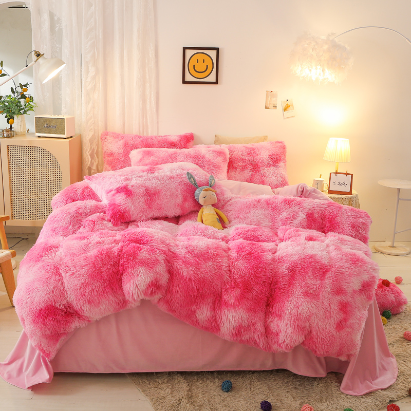 Cover Set Bed Comforter Blanket Pillowcases Coral Fleece Warm Princess Bedding Set Mink Velvet Quilt/Duvet Cover Set Bed Comforter Blanket Pillowcases Coral Fleece Warm Princess Bedding Set Mink Velvet Quilt/Duvet
