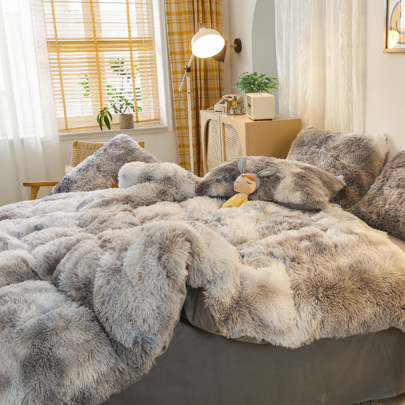 Cover Set Bed Comforter Blanket Pillowcases Coral Fleece Warm Princess Bedding Set Mink Velvet Quilt/Duvet Cover Set Bed Comforter Blanket Pillowcases Coral Fleece Warm Princess Bedding Set Mink Velvet Quilt/Duvet