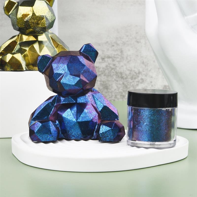 Mirror Powder Chameleons Epoxy Glitter Magic Pigment Pearlescent Discolored Resin Colorant Jewelry Dye Tools