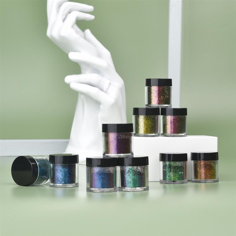Mirror Powder Chameleons Epoxy Glitter Magic Pigment Pearlescent Discolored Resin Colorant Jewelry Dye Tools