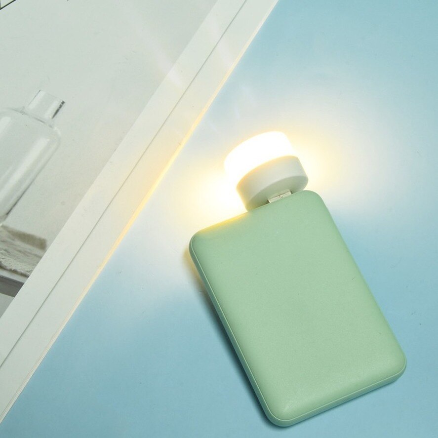 USB Plug Lamps Mini Night Light Computer Mobile Power Charging LED Eye Protection Square Reading Light