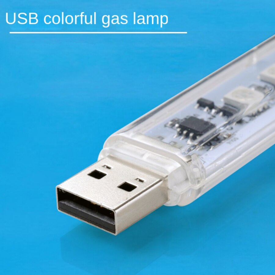 USB Plug Lamps Mini Night Light Computer Mobile Power Charging LED Eye Protection Square Reading Light