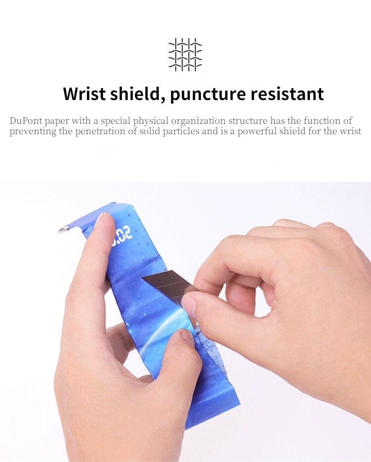 Paper Watch Waterproof Wristband LED Clock Watch Creative Digital Paper Strap Watches Sport