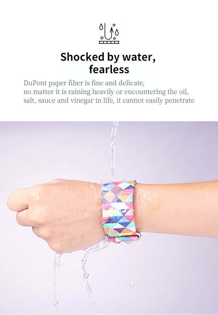 Paper Watch Waterproof Wristband LED Clock Watch Creative Digital Paper Strap Watches Sport