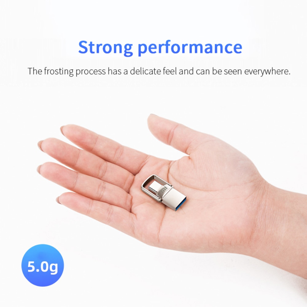U Disk Type-C USB 3.1 2TB-128GB Interface Mobile Phone Computer Mutual Transmission Portable USB Memory Xiaomi