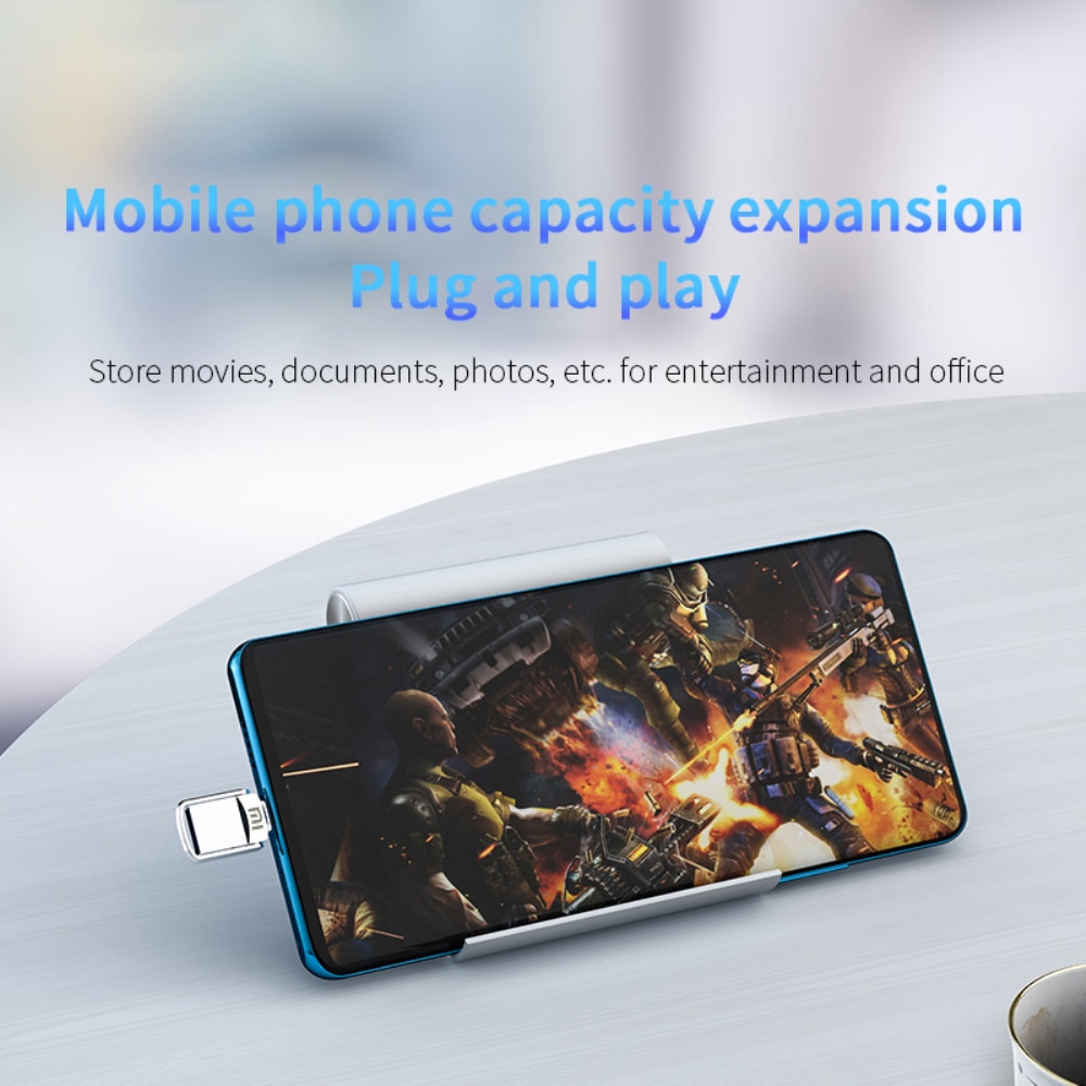 U Disk Type-C USB 3.1 2TB-128GB Interface Mobile Phone Computer Mutual Transmission Portable USB Memory Xiaomi