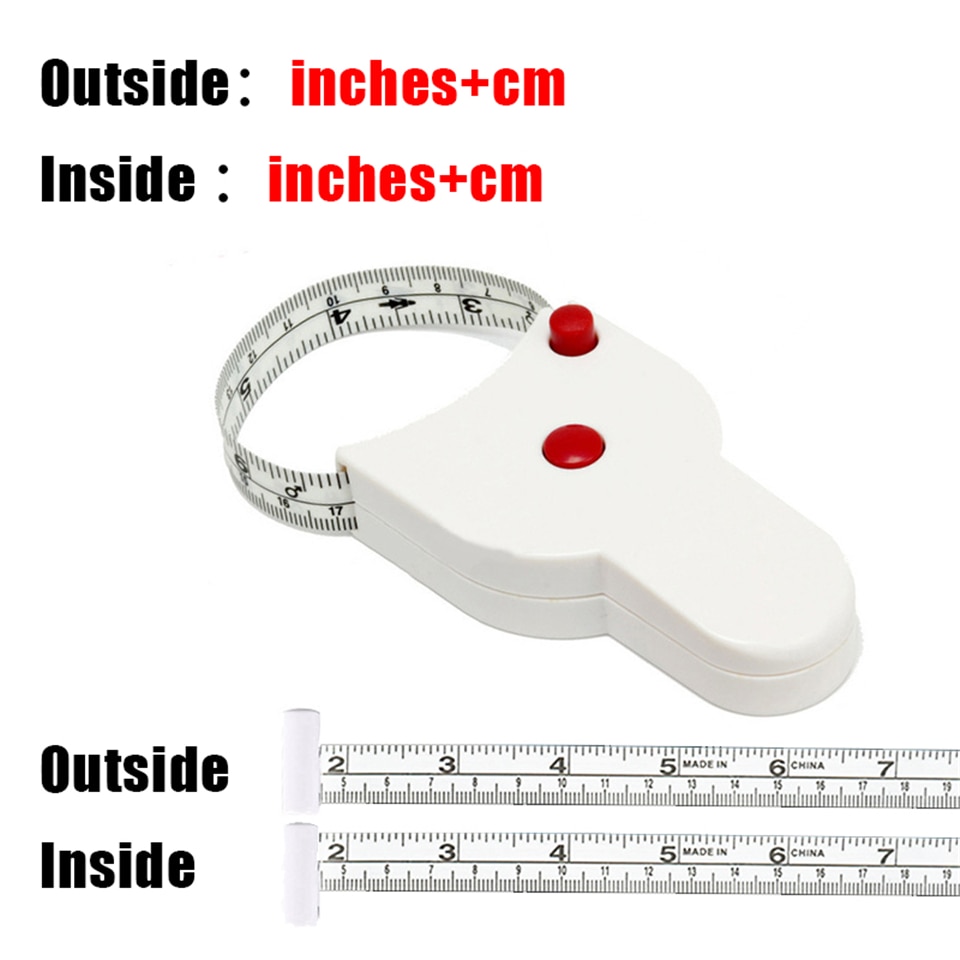 Self-tightening Body Measuring Tape Ruler 150cm/60 Inch Sewing Measure Ruler Meter Film for Waist Chest Legs Self-tightening Body Measuring Tape Ruler 150cm/60 Inch Sewing Measure Ruler Meter Film for Waist Chest Legs