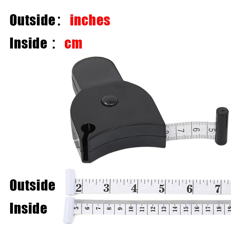 Self-tightening Body Measuring Tape Ruler 150cm/60 Inch Sewing Measure Ruler Meter Film for Waist Chest Legs Self-tightening Body Measuring Tape Ruler 150cm/60 Inch Sewing Measure Ruler Meter Film for Waist Chest Legs