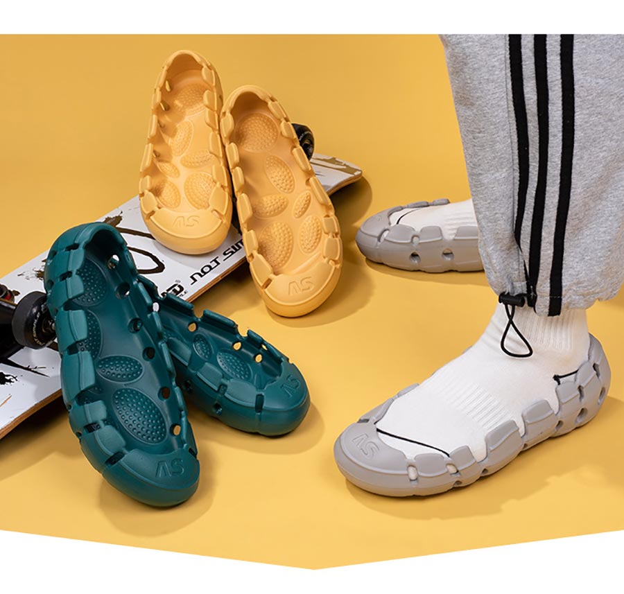 Summer Wading Sandals Fashion Sports Hollowout Slippers Couple Concise Slip-On Convertible Skateboard Shoes