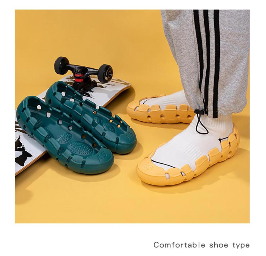 Summer Wading Sandals Fashion Sports Hollowout Slippers Couple Concise Slip-On Convertible Skateboard Shoes