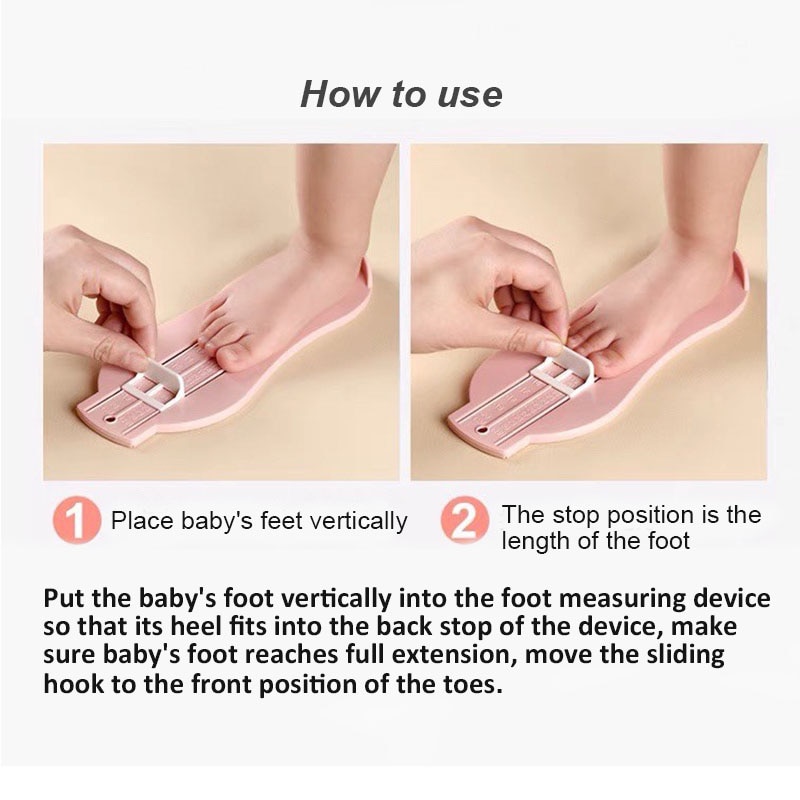 Measuring Ruler Tool Baby Child Shoe Toddler Infant Shoes Fittings Gauge foot Kid