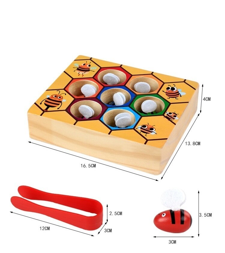 Pull Carrot Set Wooden Toy Shape Matching Puzzle Kids Wood Game Educational Montessori Toys For Children