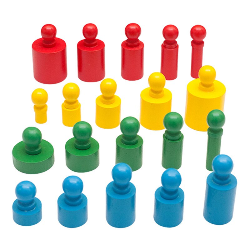Pull Carrot Set Wooden Toy Shape Matching Puzzle Kids Wood Game Educational Montessori Toys For Children
