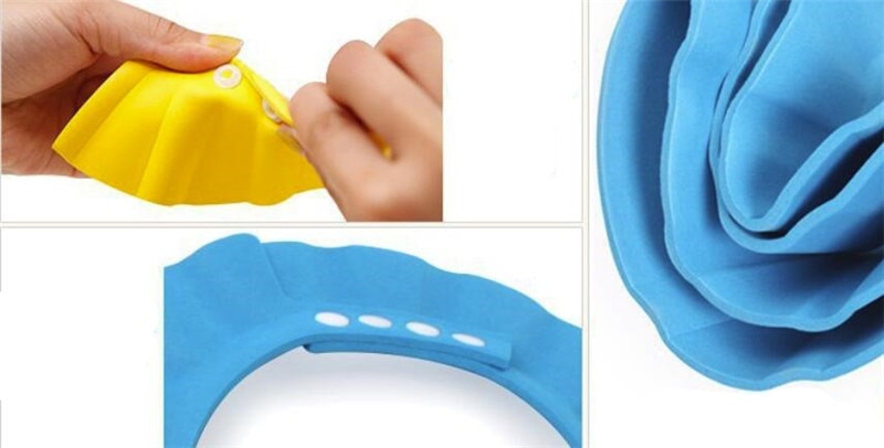 Cap Hat Soft For Baby Washing Hair Shield For Children Bathing Shower Cap Kids Safe Shampoo Shower