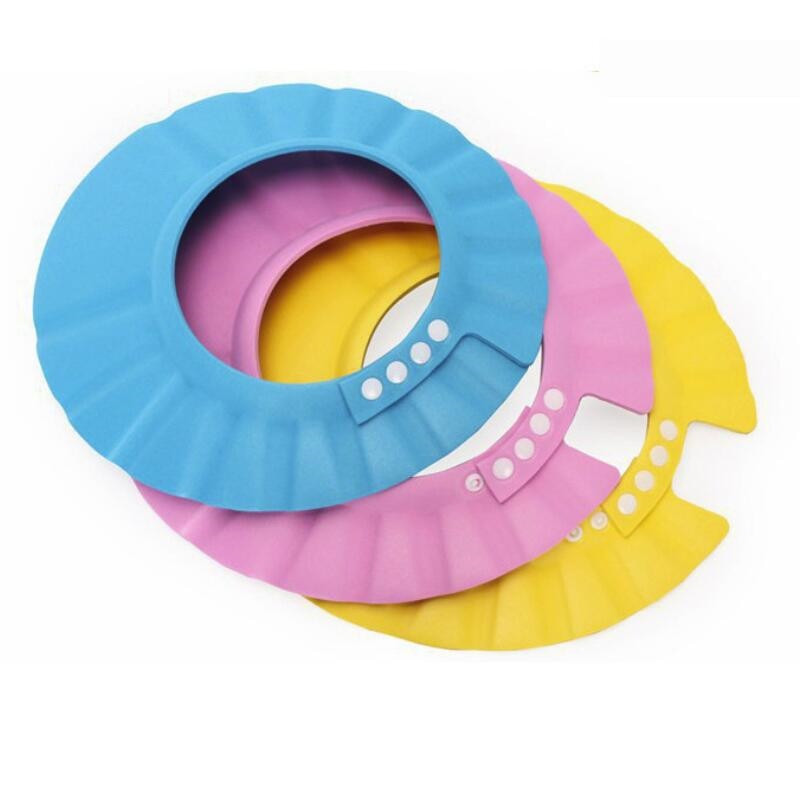 Cap Hat Soft For Baby Washing Hair Shield For Children Bathing Shower Cap Kids Safe Shampoo Shower