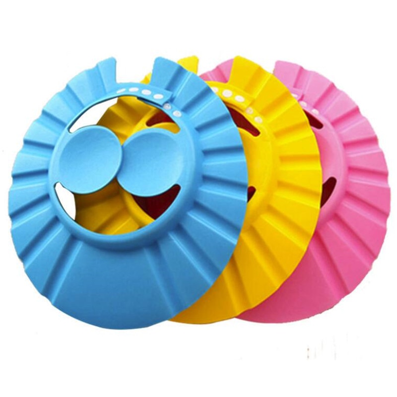 Cap Hat Soft For Baby Washing Hair Shield For Children Bathing Shower Cap Kids Safe Shampoo Shower