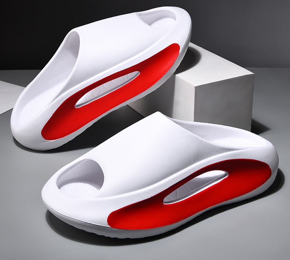 Sneaker Slippers For Women Men Thick Bottom Platform Slides Soft EVA Hollow Unisex Sports Sandals Casual Beach Shoes