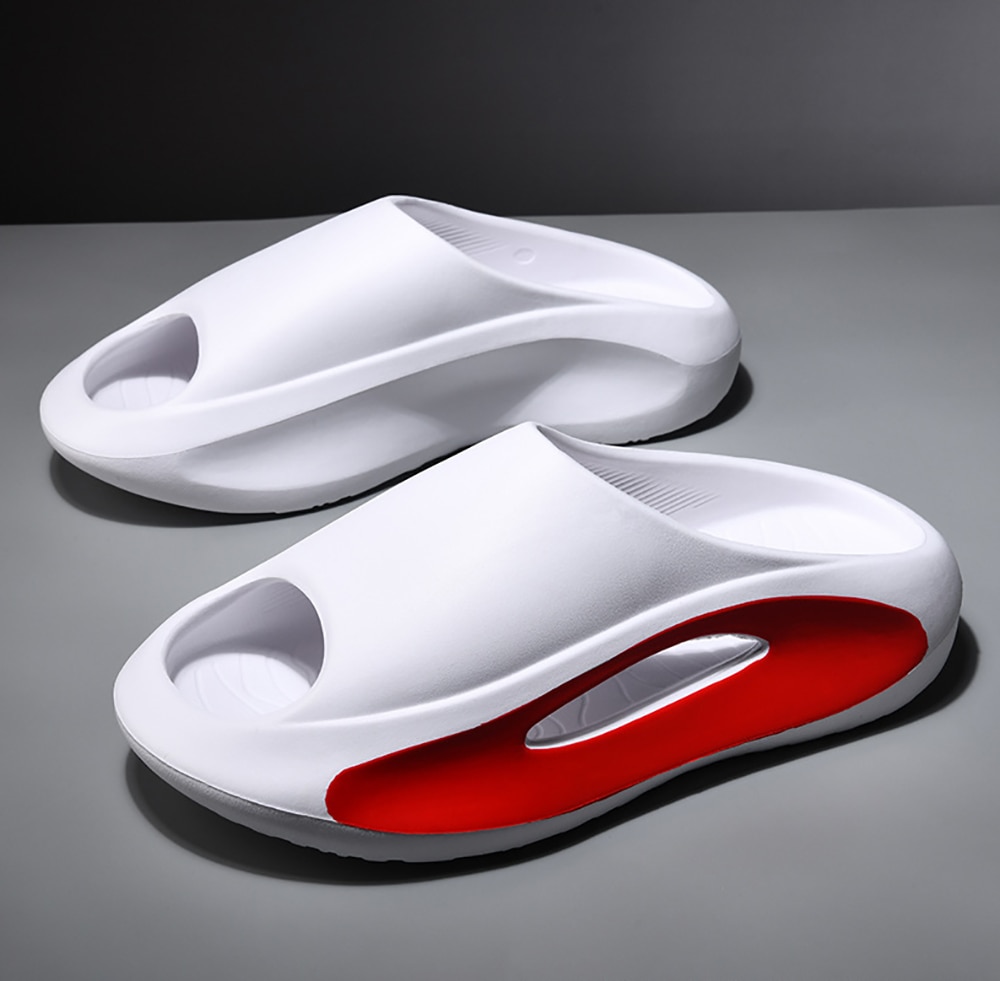 Sneaker Slippers For Women Men Thick Bottom Platform Slides Soft EVA Hollow Unisex Sports Sandals Casual Beach Shoes