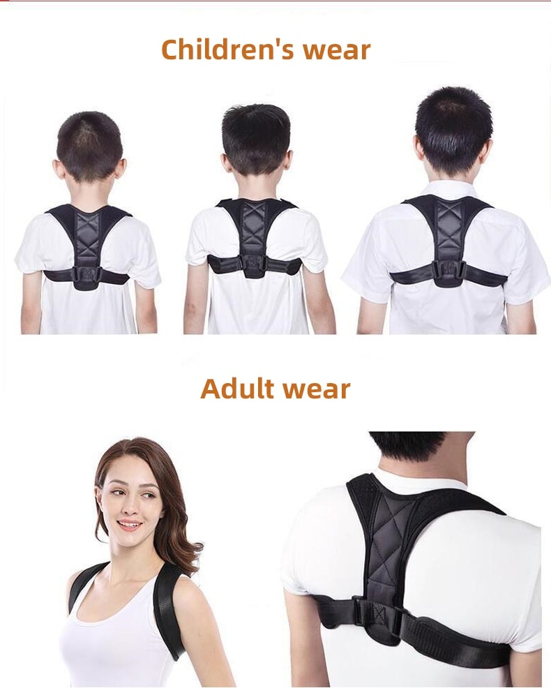 Back Correction Belt For Adult Children Women Men Posture Corrector Anti Humpback Corrector