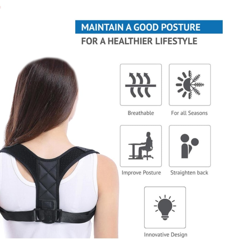 Back Correction Belt For Adult Children Women Men Posture Corrector Anti Humpback Corrector